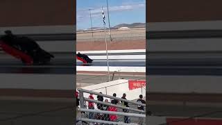 Brandon James Street Outlaws Airborne Crash [upl. by Greenwell228]