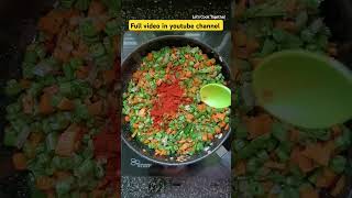 Full video in youtube channelCarrot Beans palyamhealthy foodsimple recipe for beginnerseasycook [upl. by Dotty]