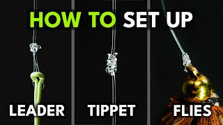 How to Set Up Your Fly Line Leader Tippet amp Flies  Module 4 Section 2 [upl. by Arette]