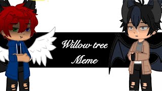 Willow Tree meme  Aphmau  TW FLASHING LIGHTS AND BLOOD [upl. by Nilok]