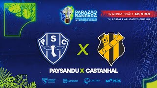 AO VIVO  Paysandu 3 x 0 Castanhal  Parazão Banpará 2024 [upl. by Atthia494]