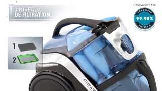 ROWENTA  Aspirateur sans sac  Silence Force Multi Cyclonic  Ultrahaute filtration de lair [upl. by Arlyne899]