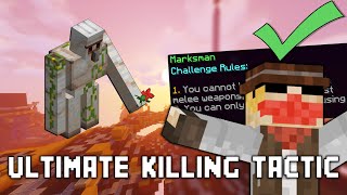 BEDWARS quotMarksmanquot CHALLENGE GUIDE  Hypixel Minecraft [upl. by Ahsemo49]