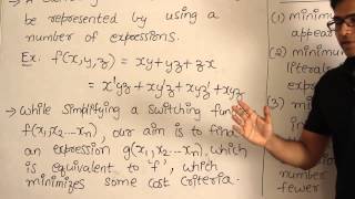 DLD  Minimization  Intoduction to minimization of Boolean expressions  Ravindrababu Ravula [upl. by Orion694]