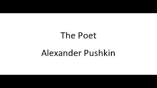 The Poet  Alexander Pushkin [upl. by Yamauchi374]