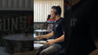 Chick’s Pain from Mathieu Fiset cover drum drumlife drums editing life music video quebec [upl. by Adnohser]