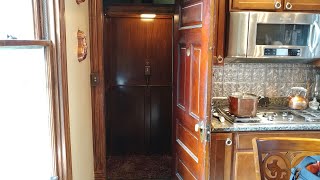 Awesome Historic Inclinator Elevette elevator in a private house [upl. by Haynes]