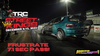 Frustrates K series AWD Civic runs 71  195mph  trcstreetkings [upl. by Pierette]