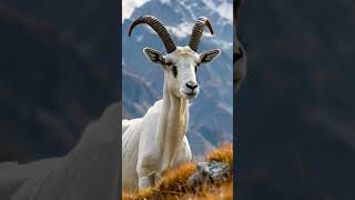 Addax In Mountains addax animal wildlife mountain ai aiinsights shorts ytshorts [upl. by Mohsen813]