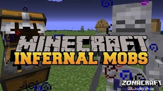 AGREGA ENEMIGOS MÁS FUERTES a tu MINECRAFT con ESTE MOD  INFERNAL MOBS [upl. by Dustan201]