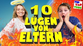 10 Lügen von Eltern die den Kindern erzählt werden  Outtakes 😇 TipTapTube 😁 Familienkanal 👨‍👩‍👦‍👦 [upl. by Ivey]