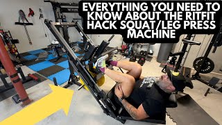 RitFit Hack Squat  Leg Press Machine Review  Worth It fitover40 ad [upl. by Cuthbertson]