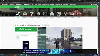 COMO BAIXAR E INSTALAR O SCRIPT HOOK GTAV ATUALIZADO 2024 [upl. by Pall]