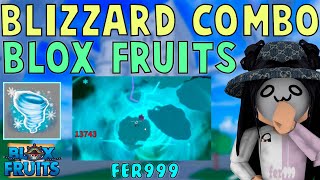 New Best Blizzard Combo in Blox Fruits [upl. by Brace658]