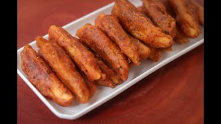 পটেটো ওয়েজেস  Spicy Potato Wedges  No oven Potato wedges  Crispy potato wedges [upl. by Levey]