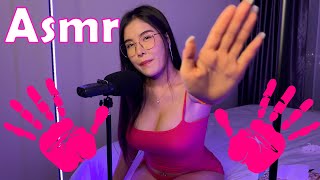 ASMR fast mouth sound 👄 tapping sound ✋ body triggers 👀 [upl. by Gneh]