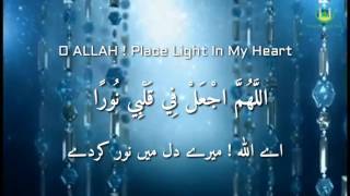 DUA E NOOR  Beautiful Voice  Shaykh Mishary Alfasy  English amp Urdu Subtitles [upl. by Annayak]