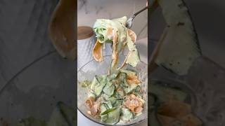 🔴 RECETTE  SALADE 🥗 CONCOMBRE FRAÎCHEUR shorts [upl. by Siouxie]