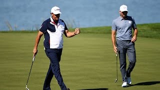 Ryder Cup 2016 Mickelson vs Garcia  Sunday Singles Highlights [upl. by Erret]