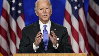 Présidentielle américaine  quotLe message dunité de Joe Biden plaîtquot dans une Amérique sous tension [upl. by Yks632]