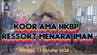 Koor Ama HKBP Ressort Menara Iman quot AHU DO DALANIquot [upl. by Trefler]