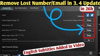 Remove Your Lost NumberEmail amp Social Media in New Update  How to remove lost emailphone number [upl. by Tony]