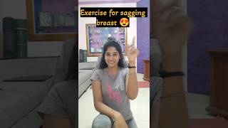 Exercise for sagging breast viralvideo share shorts youtubeshorts breast yogawithnik [upl. by Alleinad]