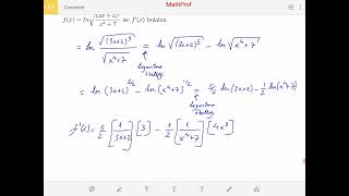 Kalkülüs Logaritmik Fonksiyonların Türevi [upl. by Hamirak]