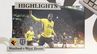 Watford 32 West Brom  Highlights [upl. by Aiynot]