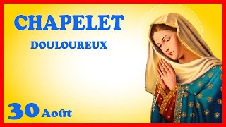 CHAPELET 🙏 Vendredi 30 Août  Mystères Douloureux [upl. by Adnirim]