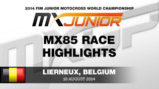 JWCMX 2014 85 Race Highlights  FIM Junior Motocross World Championship [upl. by Ylliw]