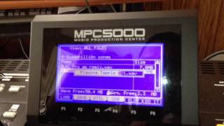 MPC 5000 Tutorial Hard disk recording pt 1 [upl. by Guildroy785]