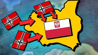 Surviving As POLAND In WW2  Hearts Of Iron 4 [upl. by Warfourd132]