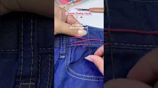 Loose Jeans Hack 😱🔥 shorts hack [upl. by Vig]