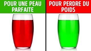 5 Boissons Saines et Simples Que Tu Peux Préparer En Une Minute [upl. by Ekralc364]