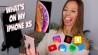 WHATS ON MY IPHONE XS MAX [upl. by Ianthe]