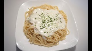 SAUCE SPAGHETTI CRÉMEUSE AU YAOURT RECETTE SIMPLISSIME ET DIÉTÉTIQUE [upl. by Edlihtam]