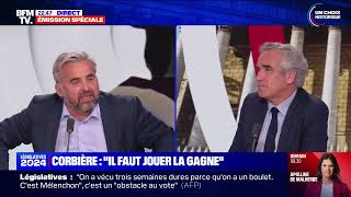 quotL’extrême droite vise à fracturer le pays autour de différents clivagesquot  Alexis Corbière sur BFM [upl. by Partridge21]