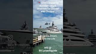 115mLürssen w Chopper  Exquisite Luxury on the Seas  Charter Available Now  Hot Yacht Shorts [upl. by Shaffer]