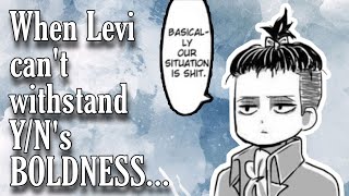 When Levi cant withstand YNs boldness  AOT Texts [upl. by Mchale]