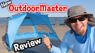 OutdoorMaster XL Beach Tent Review Beach Shade Size Comparison [upl. by Lorenz]