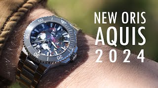 Hands on with the NEW 2024 Oris Aquis Upcycle [upl. by Keeley]