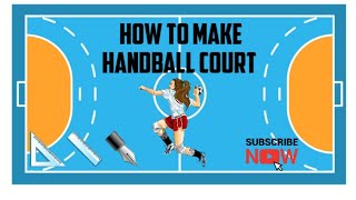 How to make handball court handball court information in hindi and full definition on marks💯🏆🙏 [upl. by Oates839]