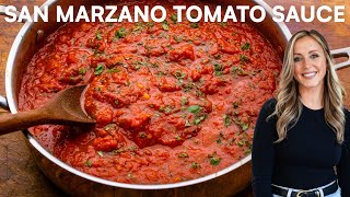 How to Make Amazing San Marzano Tomato Sauce  The First Recipe I Ever Learned [upl. by Ativahs]