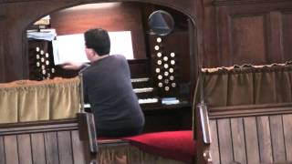 quotEvensongquot played on the Redruth Methodist Church Organ 210412 [upl. by Lark]