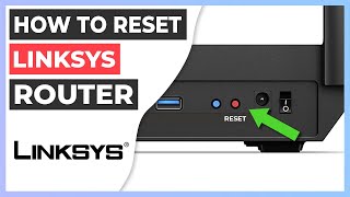 🔁 How to Reset LINKSYS router to factory settings [upl. by Hanan]