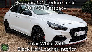 Hyundai i30N Performance 20 TGDi Fastback registered January 2019 68 finished in Polar White [upl. by Ocicnarf465]