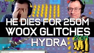 OSRS First Hydra Kill Woox Glitch OSRS He Died For 250M B0aty Reacts [upl. by Ardnalac]