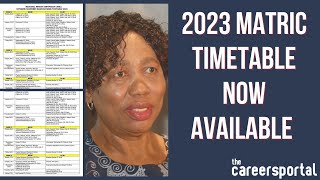 📢 ANNOUNCEMENT 📢 2023 Final Matric Exam Timetable Now Available  Careers Portal [upl. by Garceau]