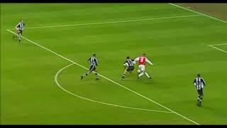 Bergkamp Goal vs Newcastle  Premier League 200102 [upl. by Riocard]